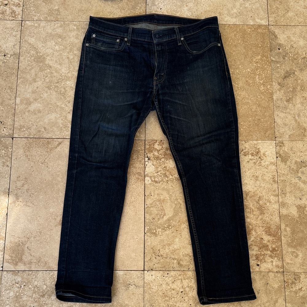 Levi's Men's Deep Indigo Straight Jeans